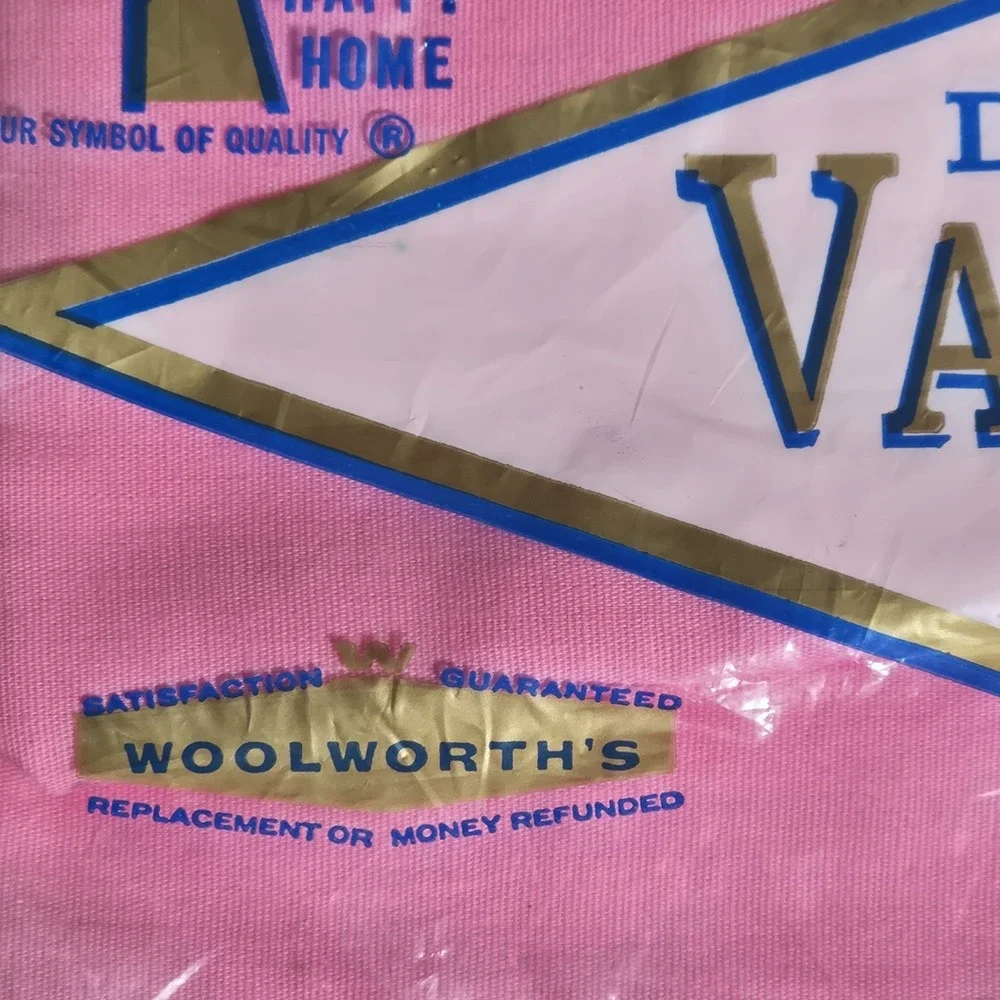 RARE VINTAGE NEW IN PKG‎ Woolworth's Drip Dry Valance 70